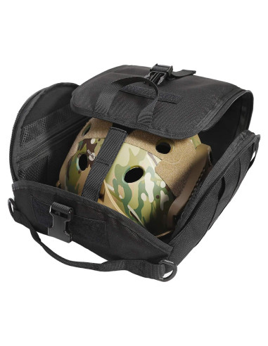 Bolsa de Casco Táctico LIVANS 6L Acolchada y Molle