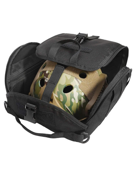 Bolsa de Casco Táctico LIVANS 6L Acolchada y Molle