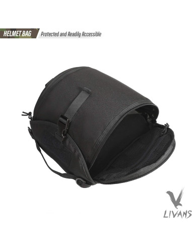 Bolsa de Casco Táctico LIVANS 6L Acolchada y Molle