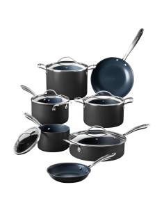 Juego de Cocina 12 Piezas Guy Fieri Titanio Antiadherente