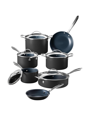 Juego de Cocina 12 Piezas Guy Fieri Titanio Antiadherente