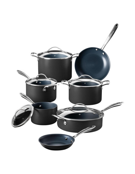 Juego de Cocina 12 Piezas Guy Fieri Titanio Antiadherente