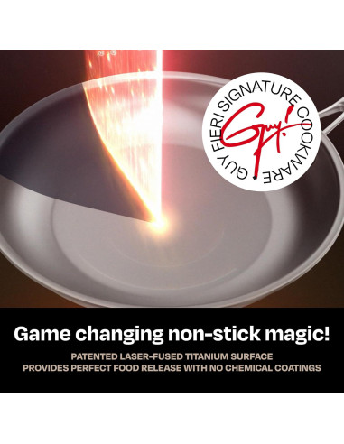 Juego de Cocina 12 Piezas Guy Fieri Titanio Antiadherente