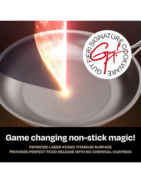 Juego de Cocina 12 Piezas Guy Fieri Titanio Antiadherente