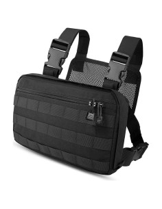 Arnés Táctico Molle ABCGoodefg para Radio Negro 0.46 kg