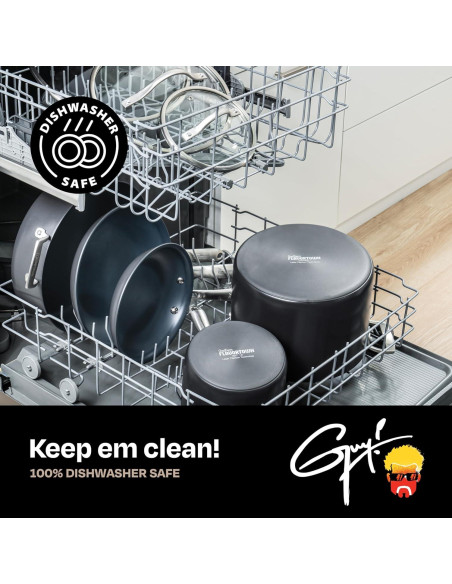 Juego de Cocina 12 Piezas Guy Fieri Titanio Antiadherente