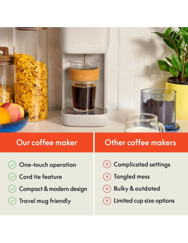 Cafetera BELLA K Cup 1 Taza 6oz a 14oz Automática