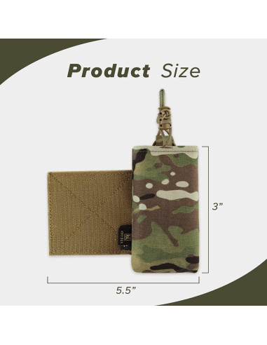 KRYDEX Soporte para Radio y Revistas para Chaleco Táctico