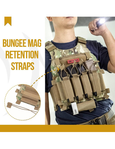 Bolsillo Molle OneTigris para Cargadores MP5/MP7 Táctico