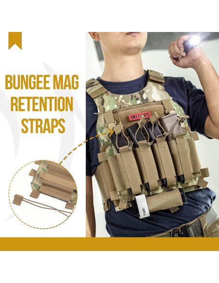 Bolsillo Molle OneTigris para Cargadores MP5/MP7 Táctico