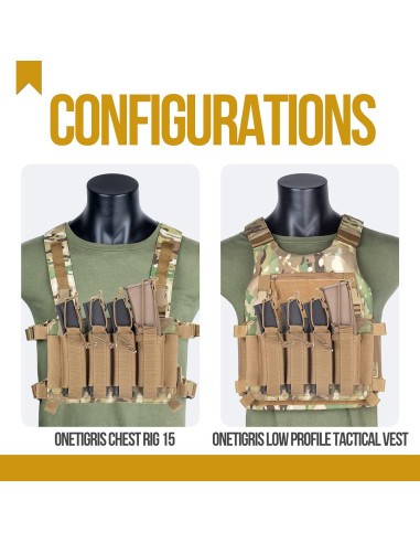 Bolsillo Molle OneTigris para Cargadores MP5/MP7 Táctico