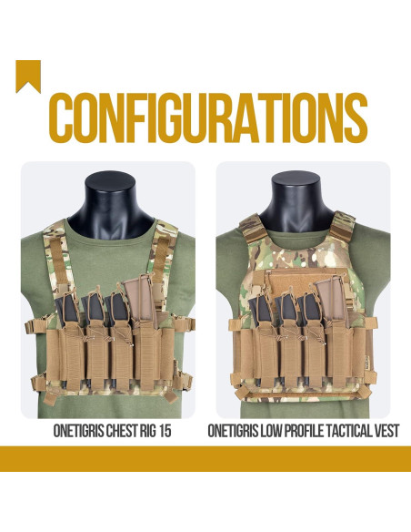 Bolsillo Molle OneTigris para Cargadores MP5/MP7 Táctico