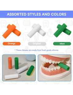 Paquete de 6 Chewies Ortodónticos Ceonam Multicolores 2