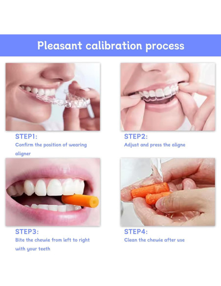 Paquete de 6 Chewies Ortodónticos Ceonam Multicolores