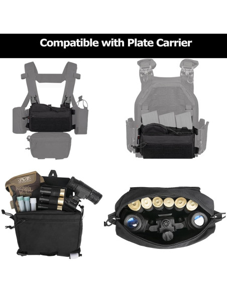 Chaleco Táctico YAKEDA Mini Rig Modular Nylon 1000D