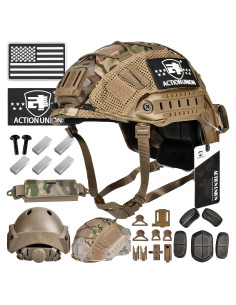 Casco Táctico ACTIONUNION PJ para Airsoft y Paintball
