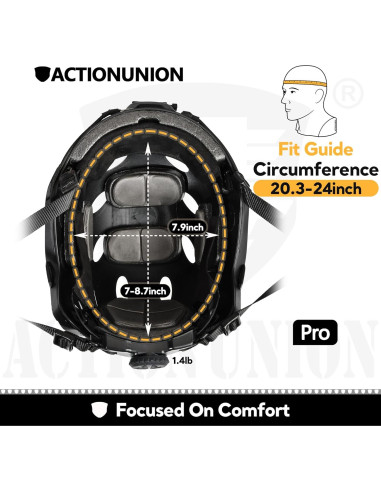 Casco Táctico ACTIONUNION PJ para Airsoft y Paintball