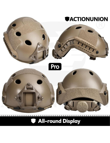Casco Táctico ACTIONUNION PJ para Airsoft y Paintball