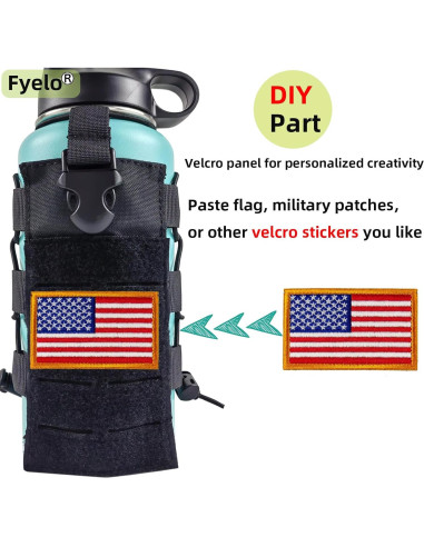 Soporte para Botellas de Agua Fyelo Molle 16-64 oz Multiuso