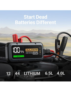 Arrancador de Batería Hulkman Alpha 65 1200A USB-C 44.4Wh 2