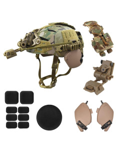 Casco de Airsoft JFFCESTORE HL102jy Camo con Accesorios