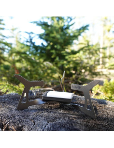 Estufa de Combustible Sólido Kuvik Micro - Titanio Ultraligero 2