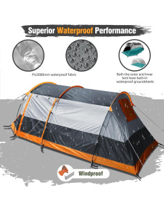 Tienda de Camping Chihee CHZP/SD180190 para 4 Personas 2