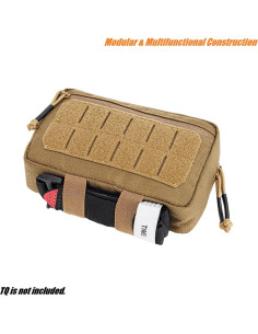 Pouch Táctico Dotacty MOLLE Café Coyote 13.97x21.84 cm 2