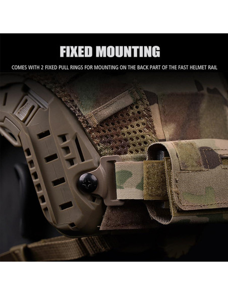 Bolsa de contrapeso para casco táctico AZB con 5 bloques