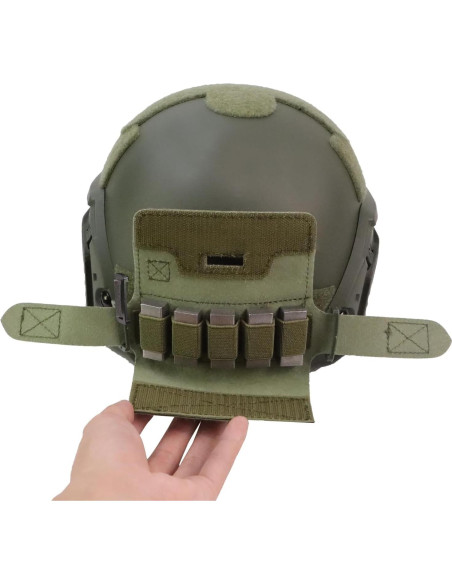 Bolsa de peso contrapeso booiu para casco táctico verde