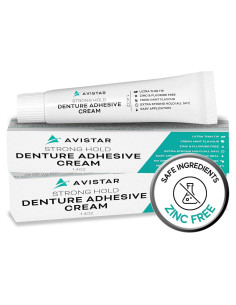 Crema Adhesiva para Dentaduras Avistar 2 Paquete 120 ml Menta