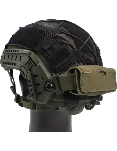 Bolsa de peso contrapeso booiu para casco táctico verde