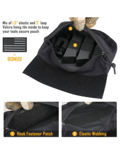 Bolsa Dangler Táctica WYNEX para Portaplacas 22x17x5.5cm 2