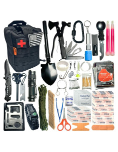 Kit de Supervivencia GunZee 175 Piezas con Primeros Auxilios