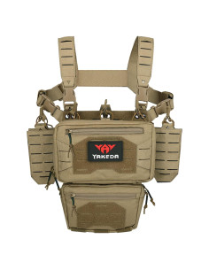 Chaleco Táctico YAKEDA Mini Rig Modular Ajustable 76-116 cm