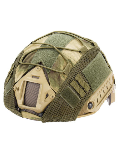 Cubierta de Casco Lancer Tactical CA - Nylon Impermeable Verde