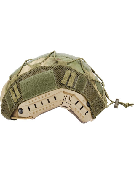 Cubierta de Casco Lancer Tactical CA - Nylon Impermeable Verde