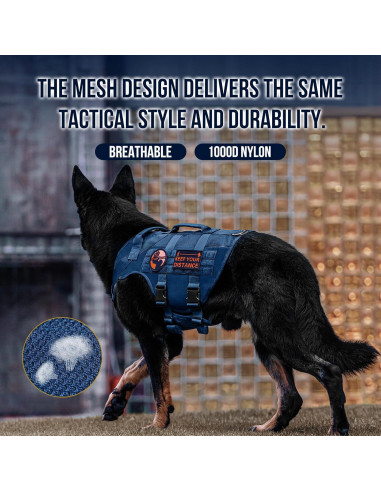 Arnés Táctico OneTigris para Perros Pequeños y Medianos