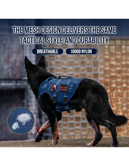 Arnés Táctico OneTigris para Perros Pequeños y Medianos