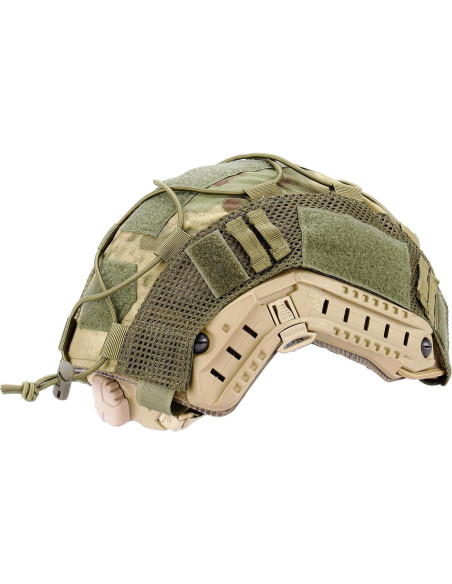 Cubierta de Casco Lancer Tactical CA - Nylon Impermeable Verde