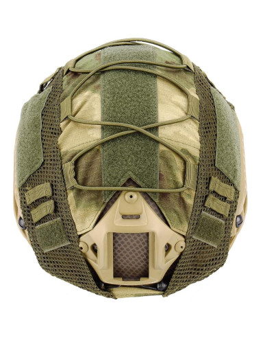 Cubierta de Casco Lancer Tactical CA - Nylon Impermeable Verde