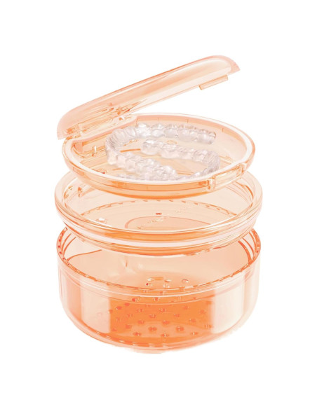 Estuche de Limpieza 2 en 1 Anlantrade para Dentaduras