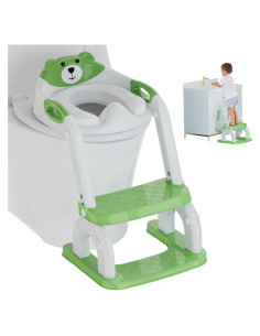 Asiento de Entrenamiento para Baño Koyosnier Verde 2 en 1