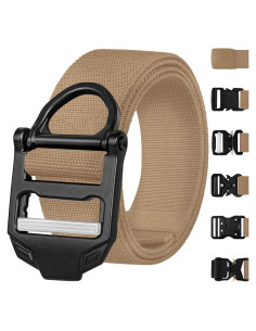 Cinturón Táctico TECEUM Coyote B4 76-91 cm Nylon Resistente