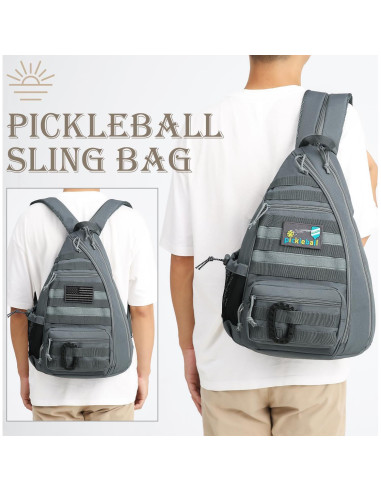 Bolsa de Pickleball SunForMorning Nbl11-ck002-03 40L Gris