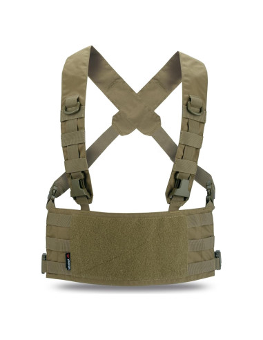 Arnés Táctico de Pecho BOMTURN Nylon Ajustable 24x19x5 cm