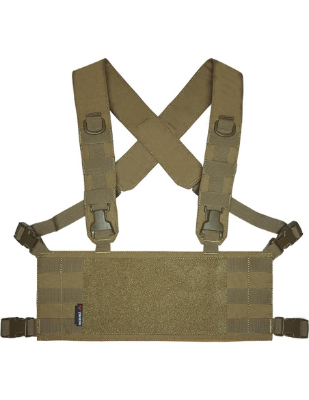 Arnés Táctico de Pecho BOMTURN Nylon Ajustable 24x19x5 cm