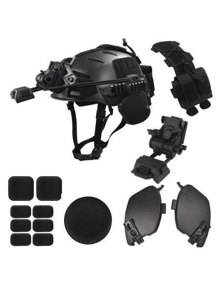 Casco de Airsoft JFFCESTORE HL102jy con Montura NVG
