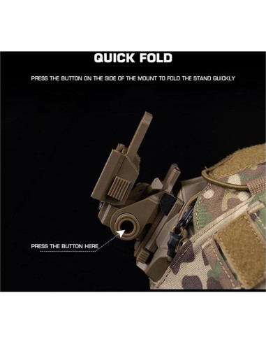 Casco de Airsoft JFFCESTORE HL102jy con Montura NVG