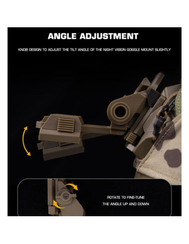 Casco de Airsoft JFFCESTORE HL102jy con Montura NVG